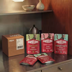 Супер премиум  мултипак паучове различни вкусове в желе за котки Carnilove Jelly Multipack 12 × 85 гр